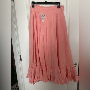 American Eagle Outfitters Pink Maxi Skirt